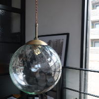 ボールガラスがおしゃれな照明