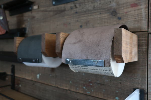 ペーパーホルダー アイアン レザー