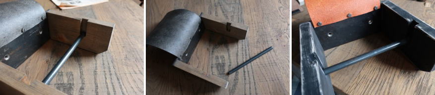 ペーパーホルダー アイアン レザー