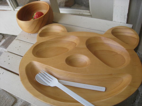 木製食器 パンダ パイン