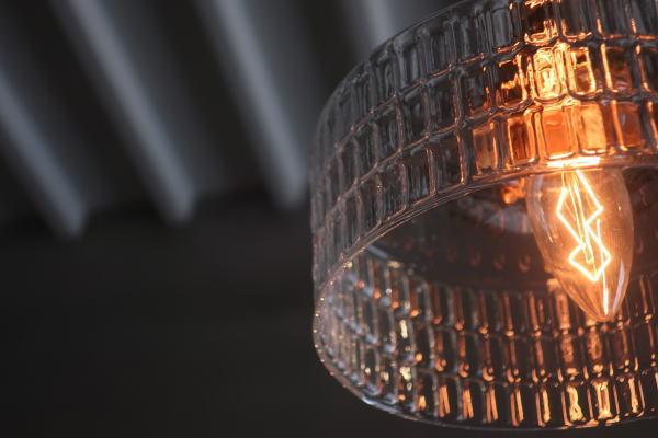 昭和レトロなガラス照明