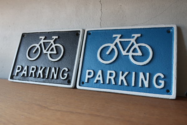 自転車デザインがかわいいサイン
