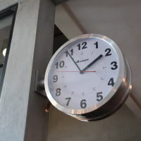 時計 ナチュラルインテリア 両面時計